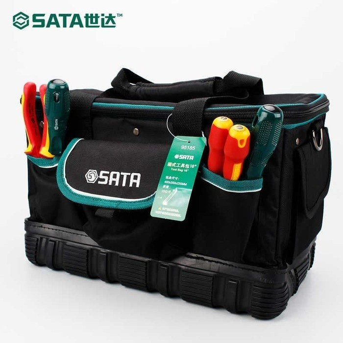 TAS PERKAKAS SATA 95185 16" PORTABLE TOOL BAG SATA 16 INCH