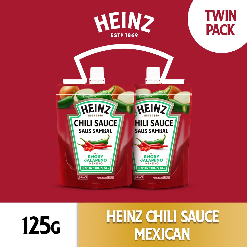 

HEINZ Saus Sambal Meksiko 125 g - Twin Pack