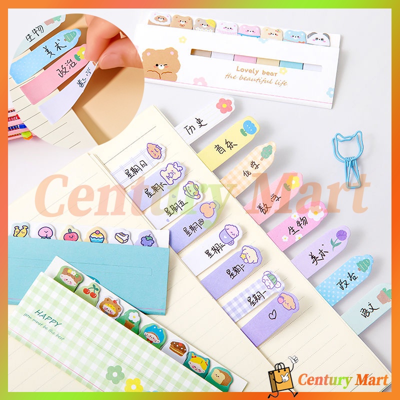 

Sticky Notes Karakter 8IN1 /sticky notes /Penanda Buku Stationery Memo /Tempelan Kertas Catatan 120 Lembar/pembatas buku lucu