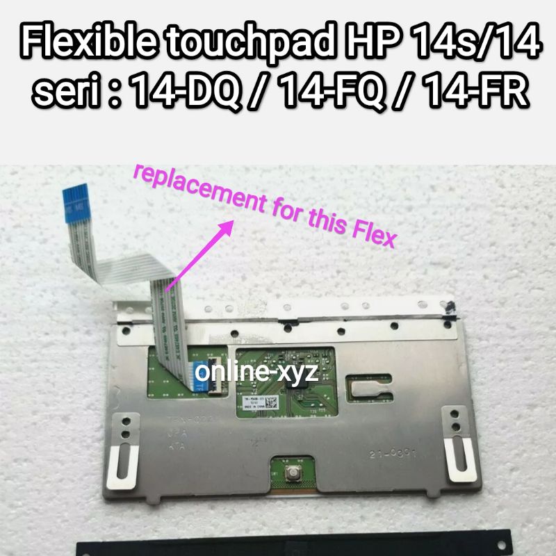 kabel flexible trackpad Touchpad HP 14s 14 DQ FQ FR  DQ1000 DQ2000 DQ0019NA DQ2030NF FQ1021NR FQ0022