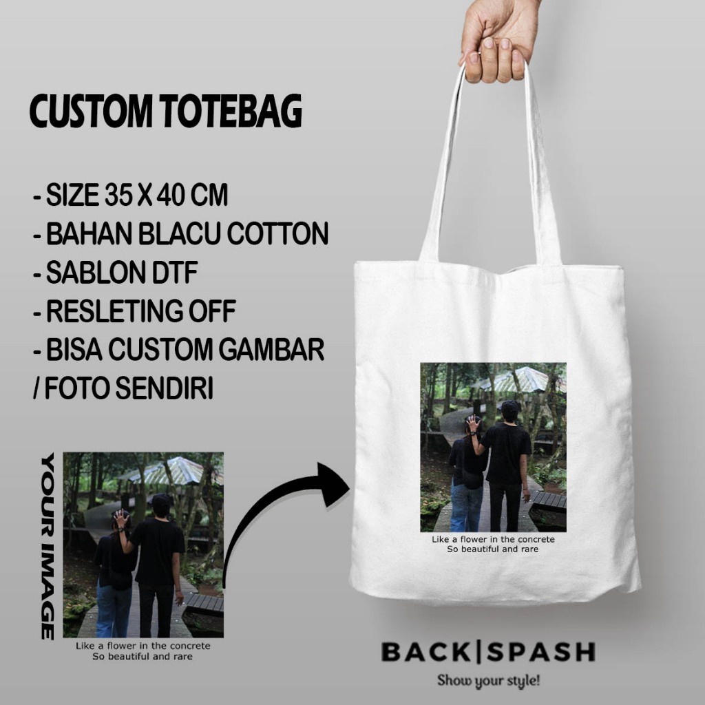 Totebag Custom - Custom Totebag - Tote bag Custom Nama - totebag Custom Souvenir - Totebag Custom Pr