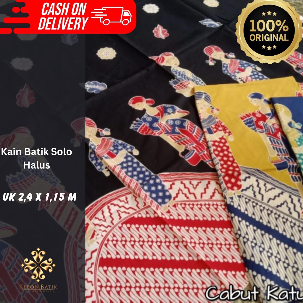 Kain Batik Katun Motif Animasi Kartun Bahan Baju 231214003