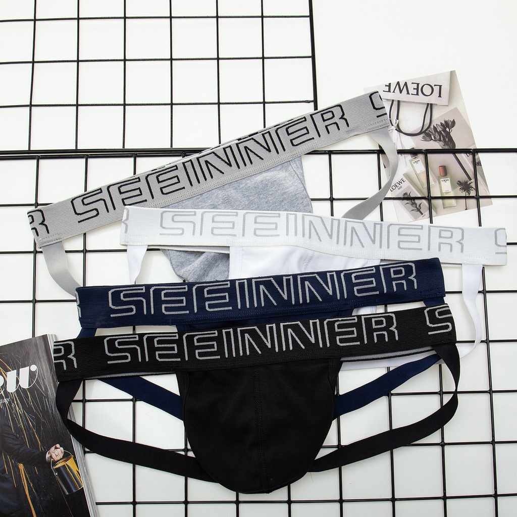 S608 Jockstrap Pria SEEINNER Celana Dalam Pria Men's Jockstrap