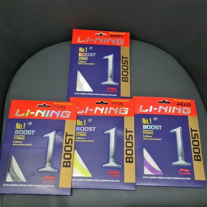 SENAR RAKET BADMINTON LINING NO 1 BOOST ASLI ORIGINAL