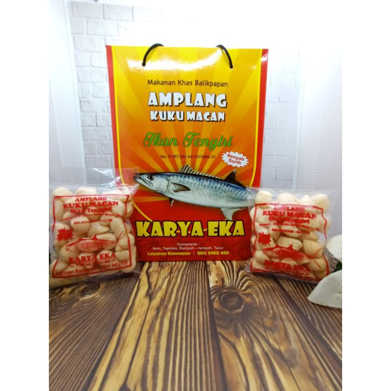 

Amplang Kuku Macan Box isi 10 pcs karya eka