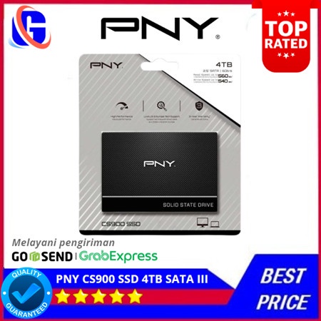 PNY CS900 SSD 4TB SATA III 6GB/s 2.5" Resmi | SSD 4TB