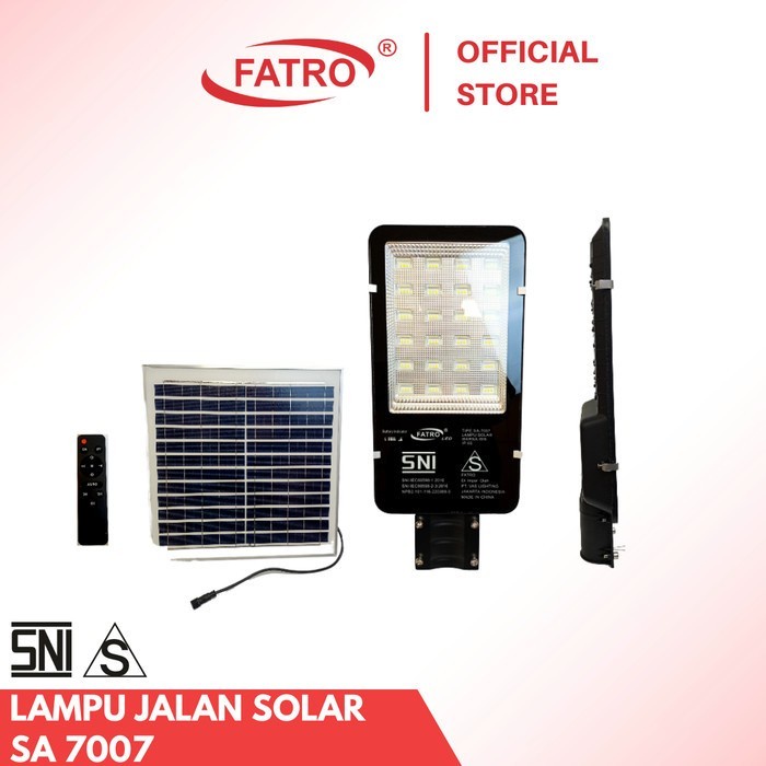 FATRO LAMPU JALAN SOLAR PJU TENAGA MATAHARI / LAMPU JALAN TENAGA SURYA