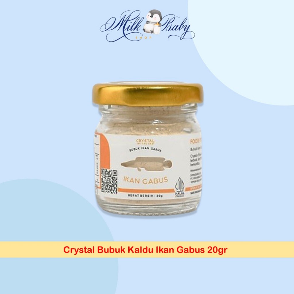 

Crystal of the Sea (20GR) Gabus Food Powder Bubuk Ikan Gabus