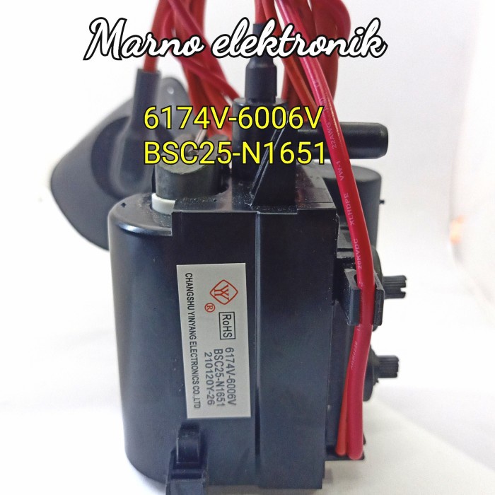 PLAYBACK 6174V-6006V FLYBACK BSC25-N1651 FBT LG 21 SLIM PART TOOL ELECTRO