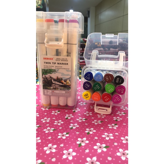 

Andma Twin tip marker debozz 12 warna