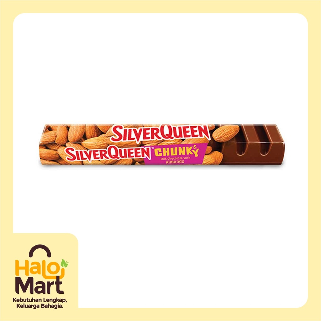 

SilverQueen Chunky Bar Almond Coklat 95gr