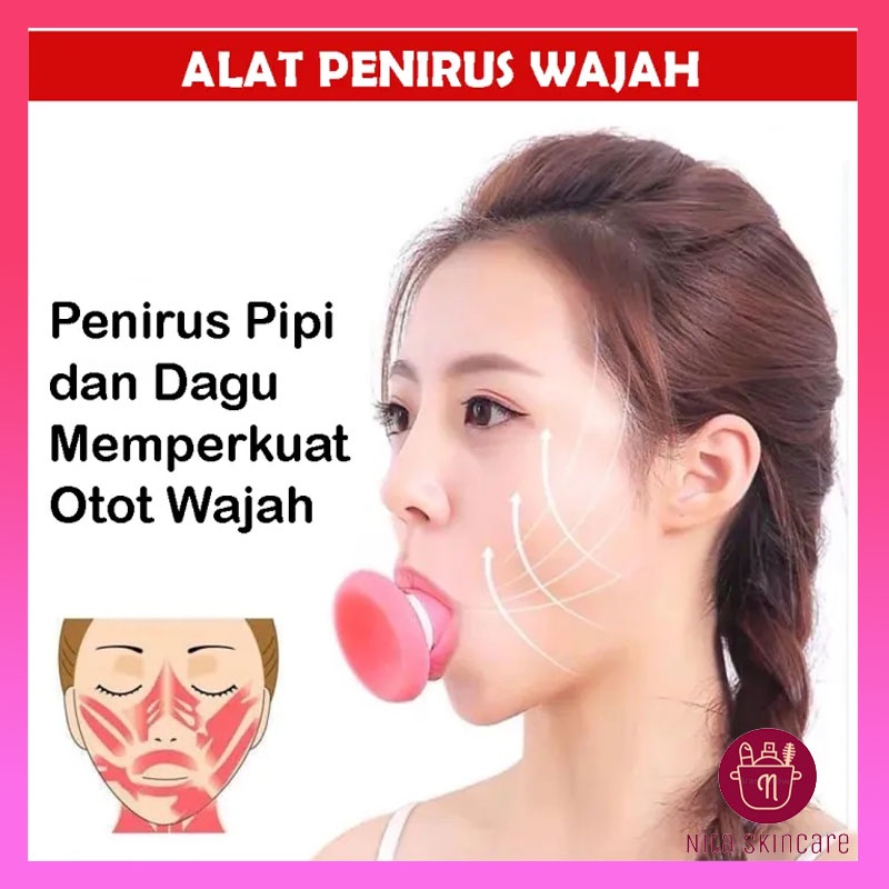 Alat Penirus Pipi dan Dagu Permanen Silikon Penirus Wajah Muka Pipi Tembem Silicon Alat Penghilang D