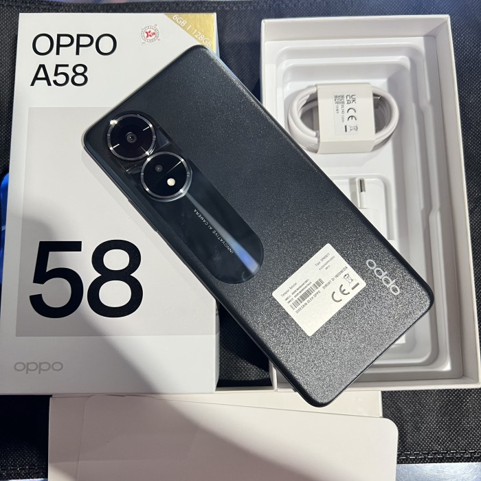Oppo A58 Ram 6GB Rom 128GB Bekas Original