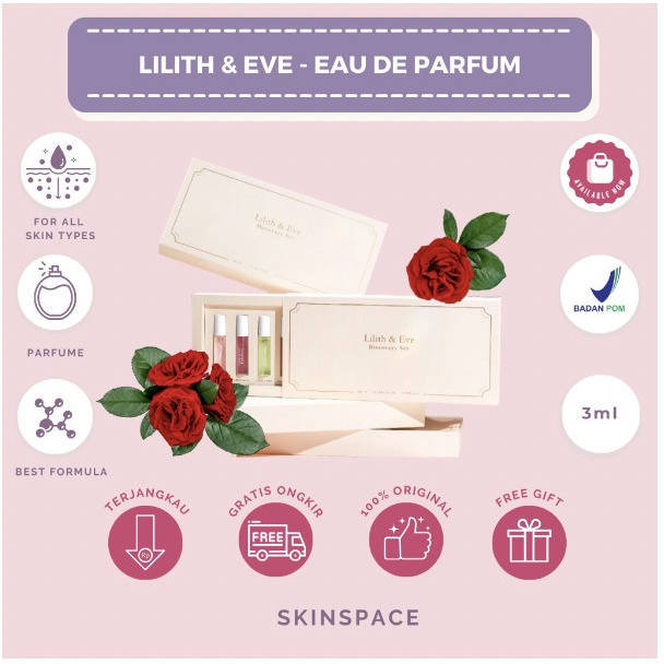 LILITH AND EVE Discovery Set Eau De Parfum (EDP) [ ORIGINAL 100% ]
