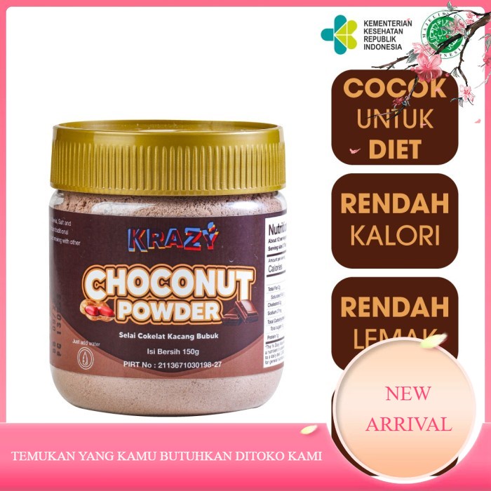 

Krazy Choconut Powder Selai Coklat Diet 150g