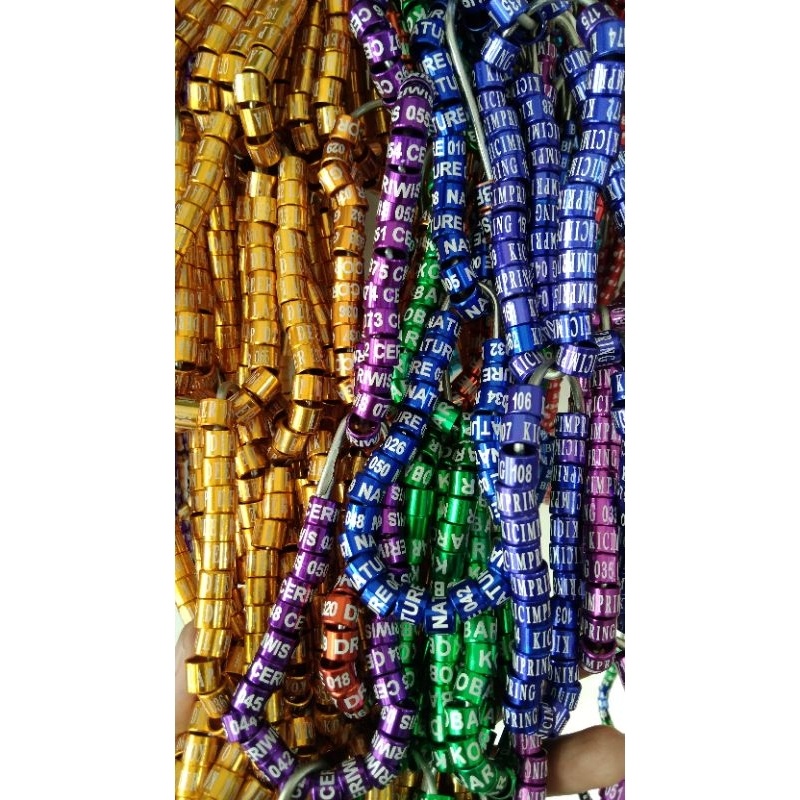 RING BURUNG PERKUTUT,C IJO,KACER,CENDET SUDAH ADA NAMA DAN NO SERI TIDAK BISA RIQUES NAMA