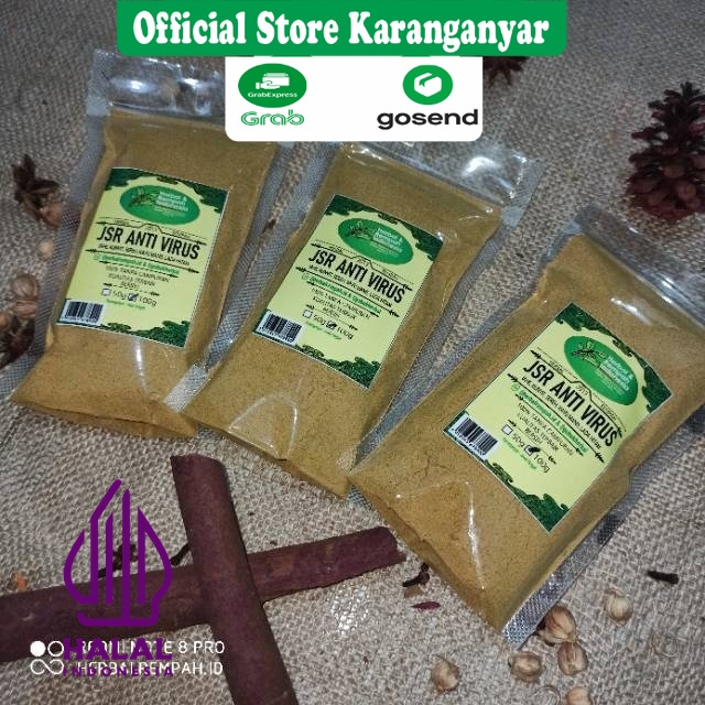 

JSR ANTI VIRUS FLU, INFLUENZA, CORONA (25 x Penyajian) MURNI TANPA CAMPURAN GULA