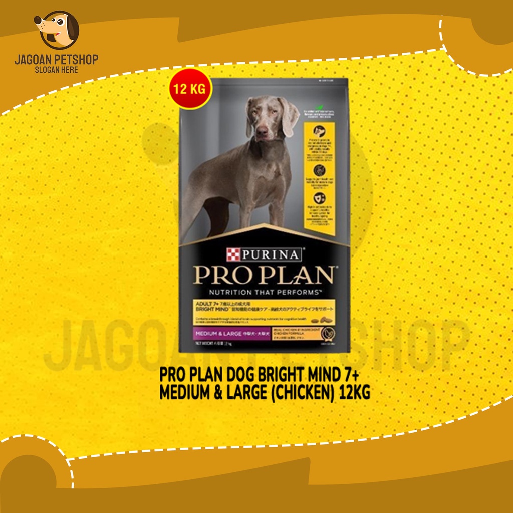 Pro Plan Dog Bright Mind Medium Large 7+ Senior 12 Kg