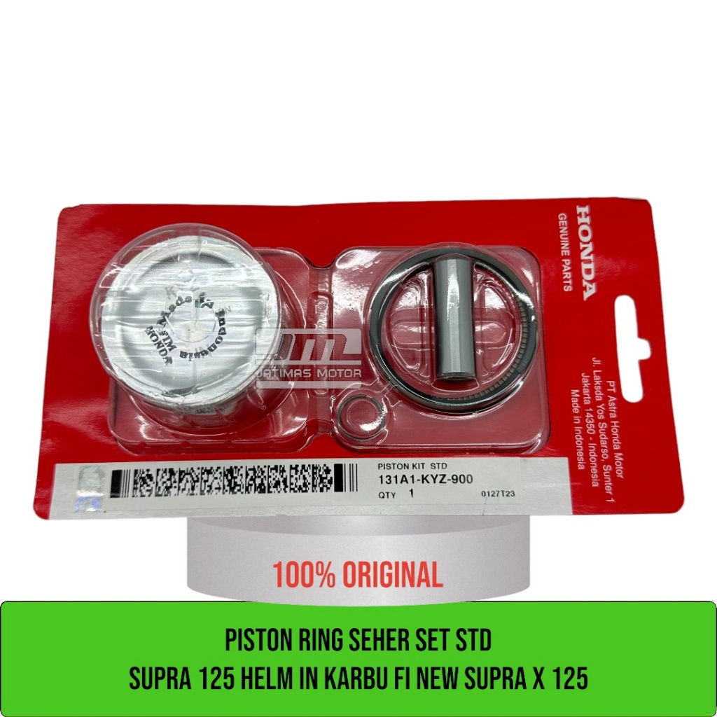 Piston ring seher set STD supra x 125 helm in karbu & fi new supra x 125 fi 131A1-KYZ-900