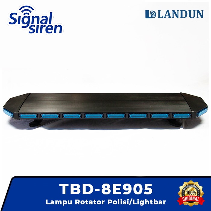 LANDUN LIGHTBAR TBD-8E905 BIRU LAMPU ROTATOR POLISI