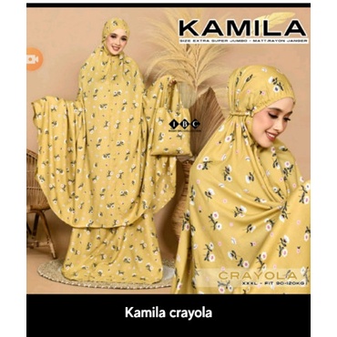 broum mukena dewasa rayon jumbo mekenah   - kamila darkfum