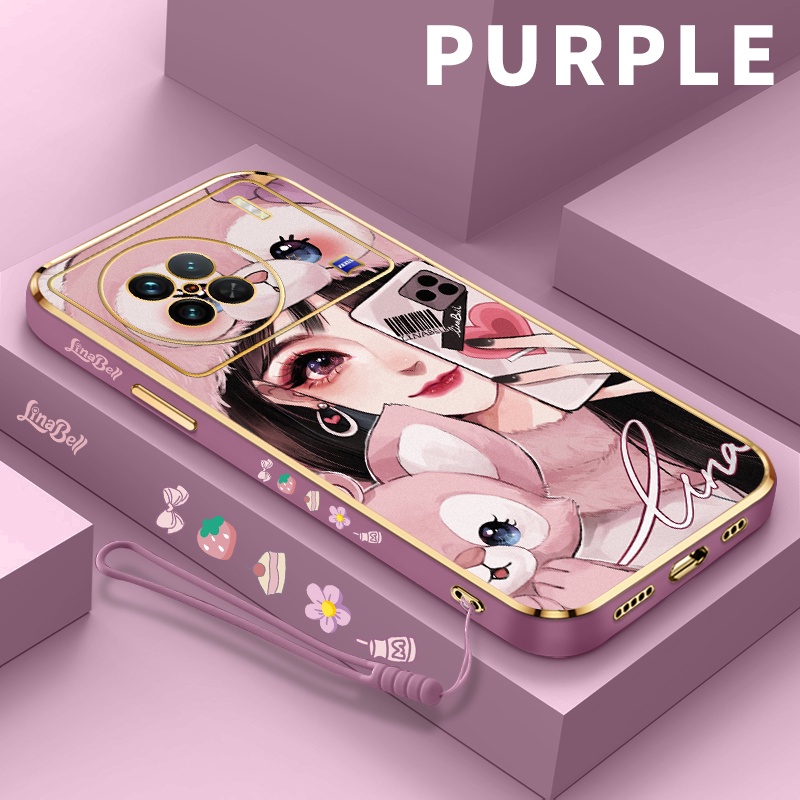 Gold Plating Soft Case hp For Vivo X90 X90s X90 Pro X9 X9s casing For Vivo X21s X50 Lite vivi X90Pro