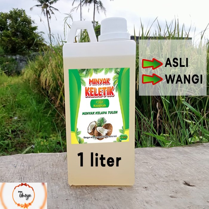 

MInyak kelapa murnia 1 liter minyak klentik kletik kelapa hijau - 1 LITER