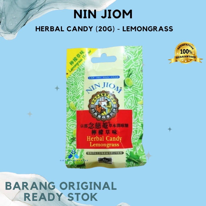 

Nin Jiom Herbal Candy (20g) - Lemongrass