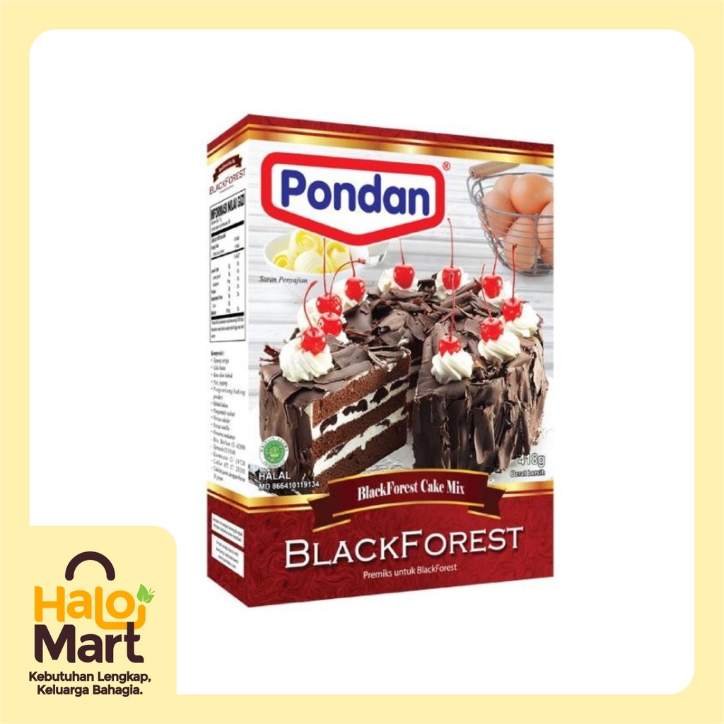 

Pondan BlackForest Cake Mix [418 g]