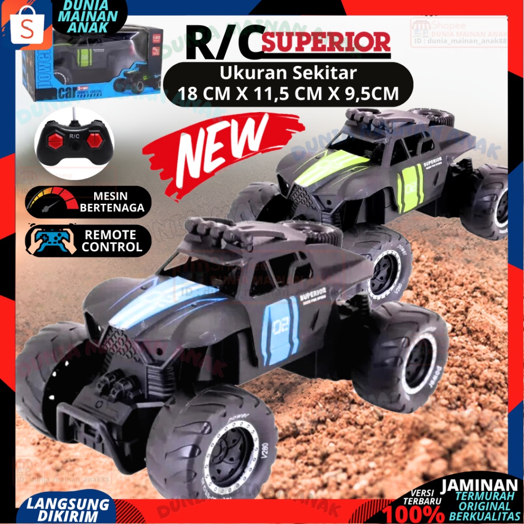 Mobil Remote Control Off Road Rock Crawler Sand Monster Truck Rc Climbing Car NewTerbaru