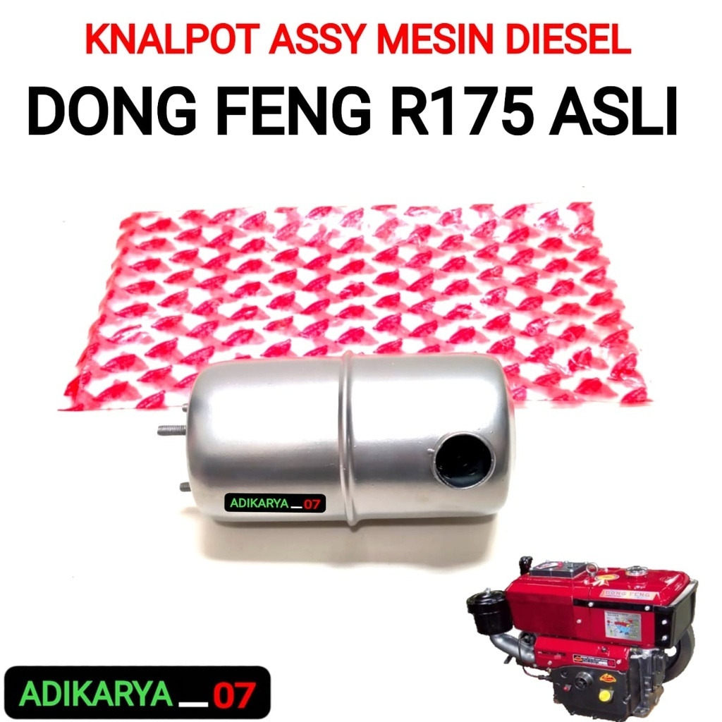 Silincer R175 R180 Muffler R175 R180 Knalpot Mesin Diesel R175 R180 Dong Feng ASLI