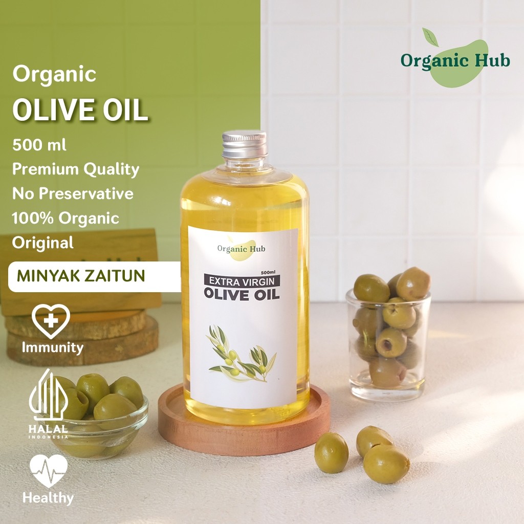 

Organic Hub Minyak Zaitun Murni Organik Premium Original Pure 100% Ekstra Virgin Oil 500 ml