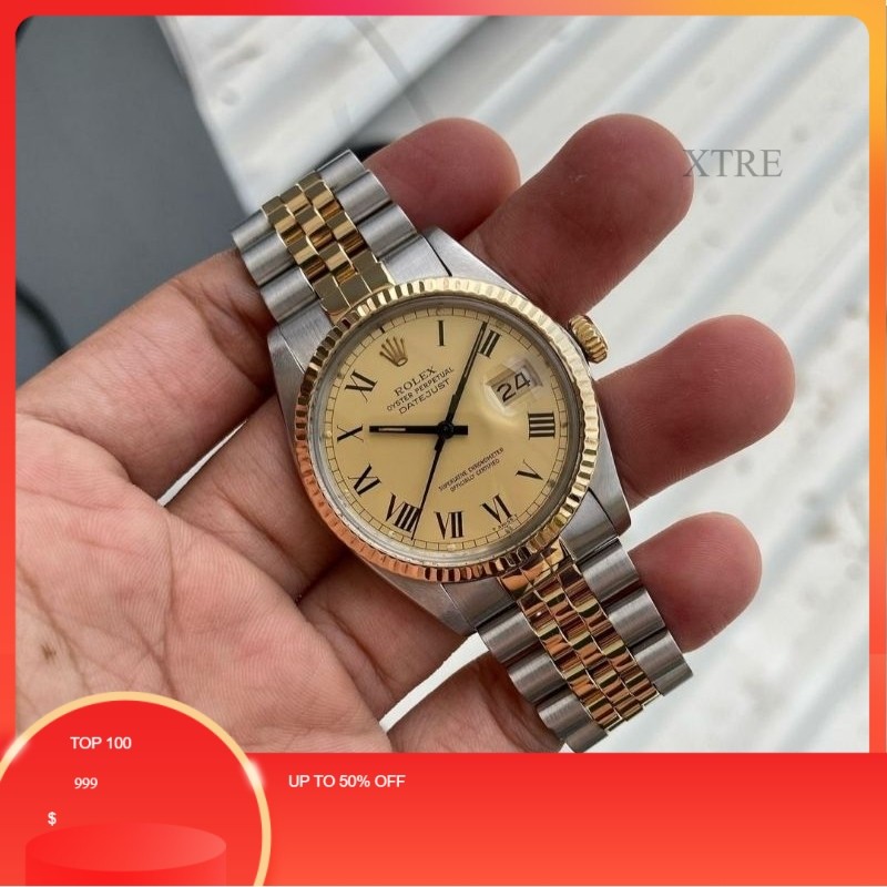 XTRE - ROLEX DATEJUST 16013 SS/18K AUTOMATIC ORIGINAL YEAR: 1984