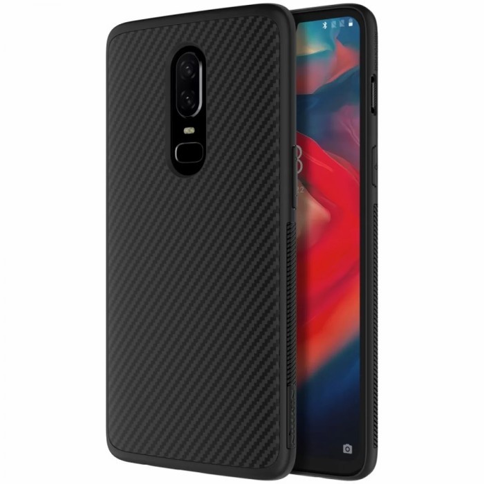 CASE ONEPLUS 6 / 6T SLIM FIT CASE CARBON FIBER ANTI PANAS - ONEPLUS 6 #HSFLBN