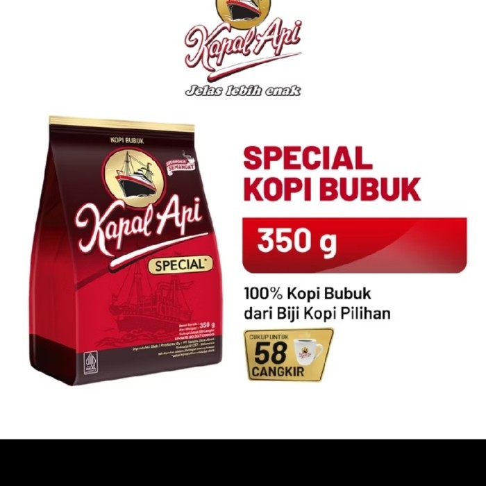 

READY STOCK!!! kopi kapal api 380 gr special merah - 350 gram