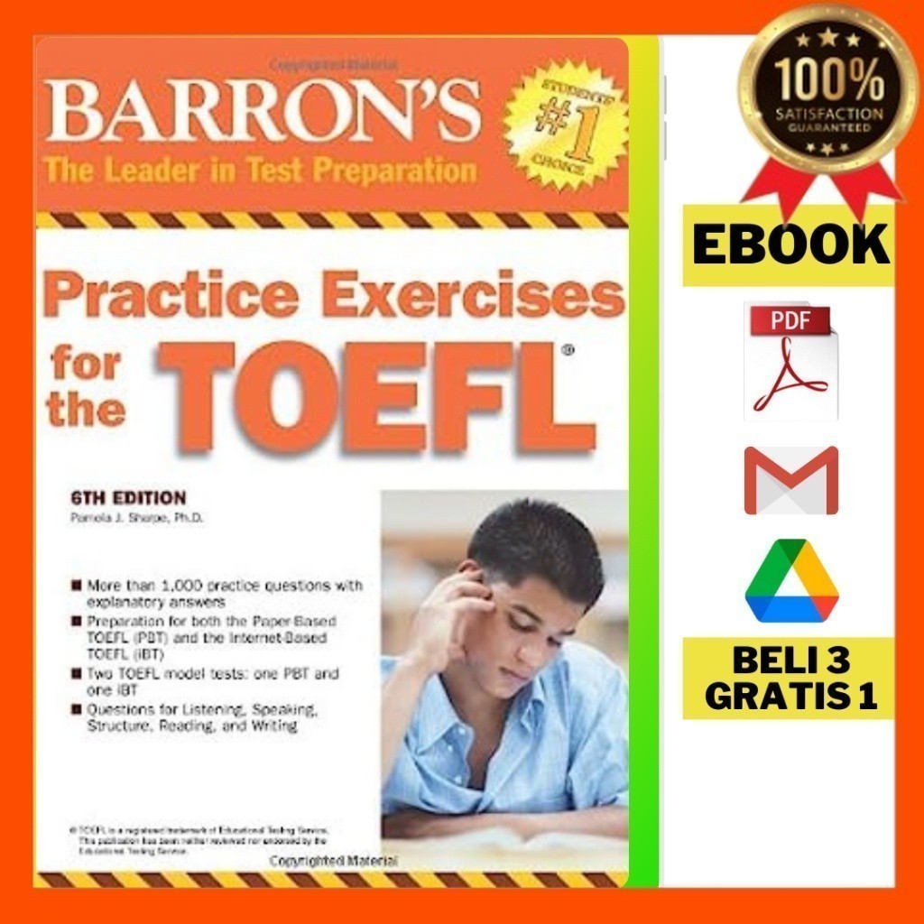 

84 BARRONS TOEFL WITH AUDIO - PRACTICE EXERCISES FOR THE TOEFL TEST