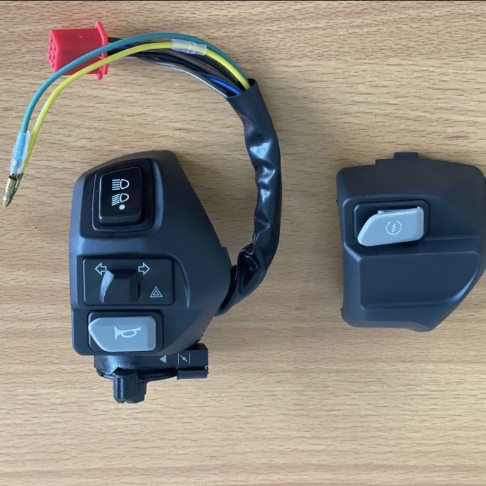 ORIGINAL SAKLAR SET DOMINO KANAN KIRI PLUS HAZARD MIO MIO SOUL MIO SPORTY MIO - SAKLAR MIO OLD