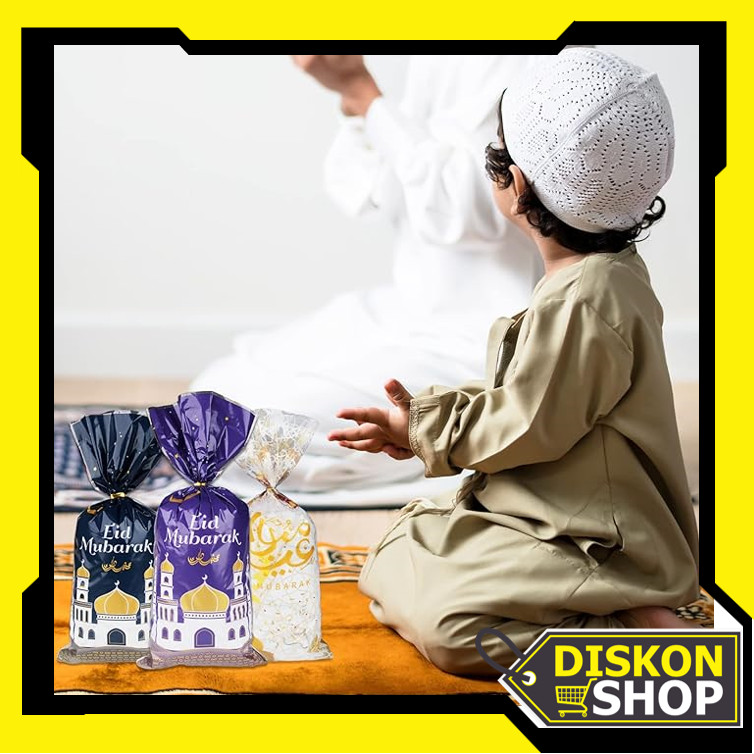 

Diskon Shop - 6517 Plastik Kemasan Lebaran Unik / 50 Pcs Hampers Idul Fitri