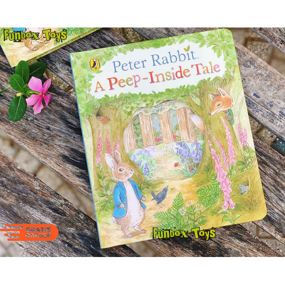 Peter Rabbit a Peep Inside Tale - 3D Flap English Board Book For Kids Children Buku Impor Anak