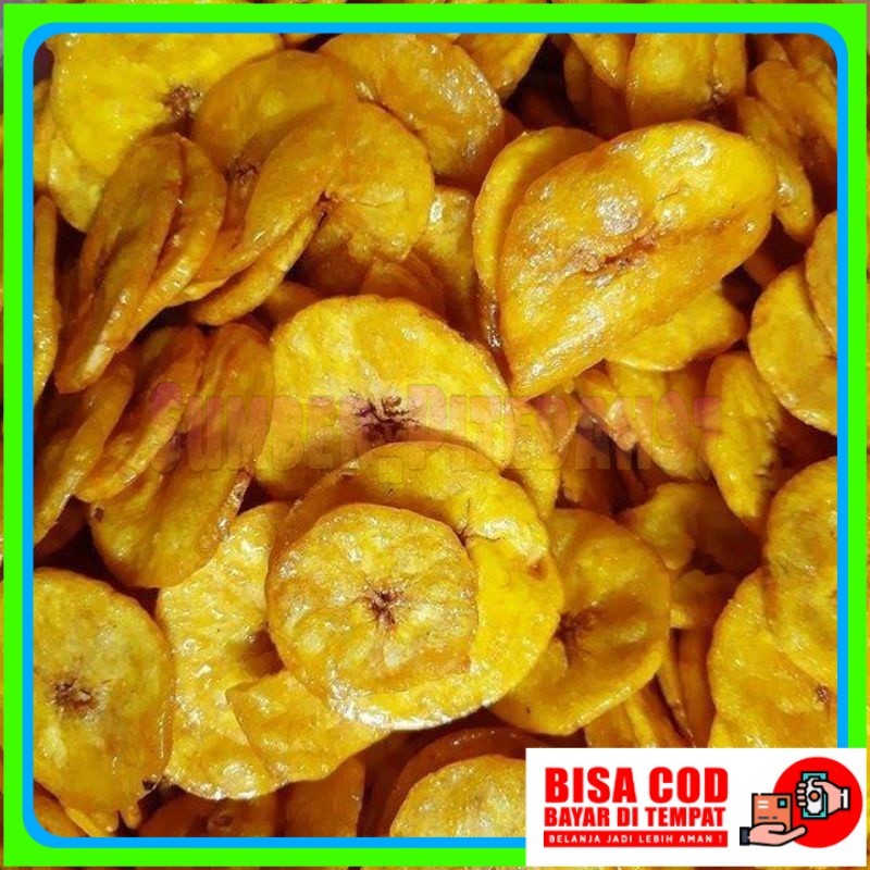 

1kg keripik pisang dua varian rasa manis / asin