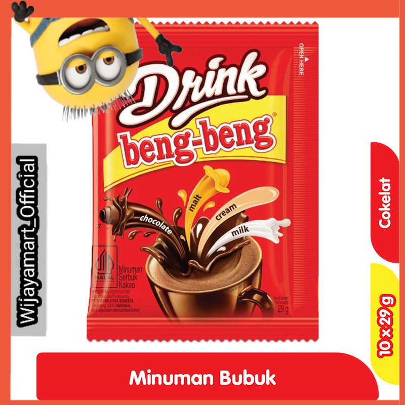 

beng-beng Drink Minuman Serbuk Cokelat 10 x 29 g