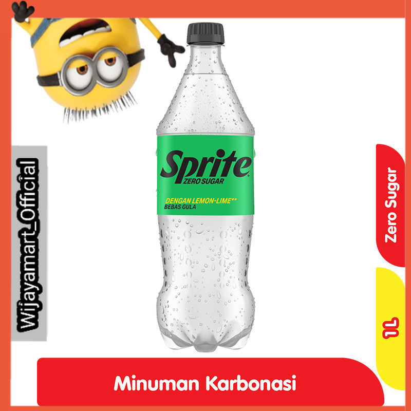 

Sprite Zero Minuman Soda Rasa Lemon Jeruk Nipis Bebas Gula Botol 1 L