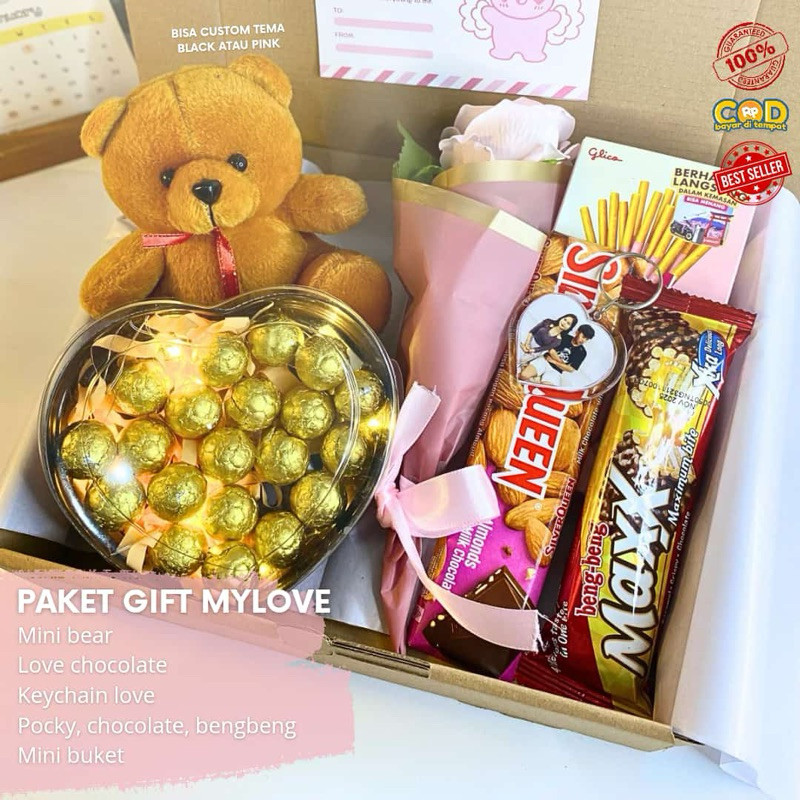 

WORDGIFT Hampers Valentine / Kado Valentine / Hampers Ultah / Birthday Gift / Valentine Gift / Kado Cewek / Hadiah Pacar / Kado Bestie / Hadiah Ulang Tahun / Kado Pacar / Gift Box / Hampers Kado Jember / Custom Foto / Hampers Custom / Coklat Valentine