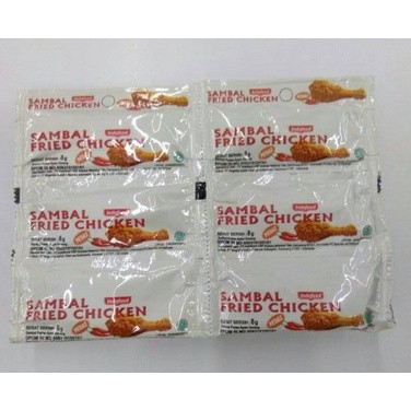 

Indofood Sambel fried Chicken isi 24 sachet / Sambal sachet murah pedas / sambal gambar ayam