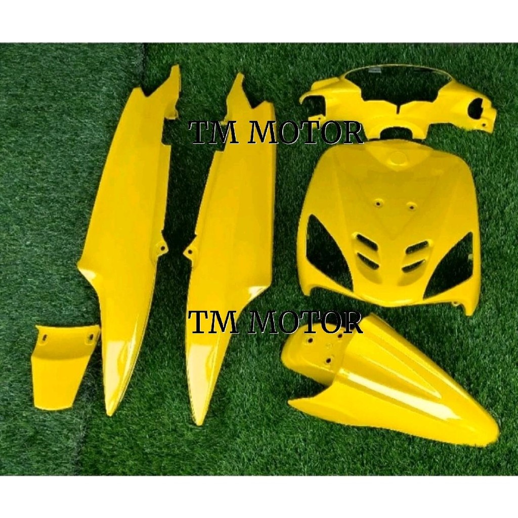 BODY HALUS MIO SPORTY WARNA KUNING COVER BODY MIO LAMA MIO KARBU KUNING