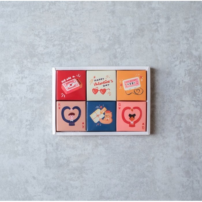 

Kado Coklat Valentine Box 6pcs - Letter Box - Paket Valentine