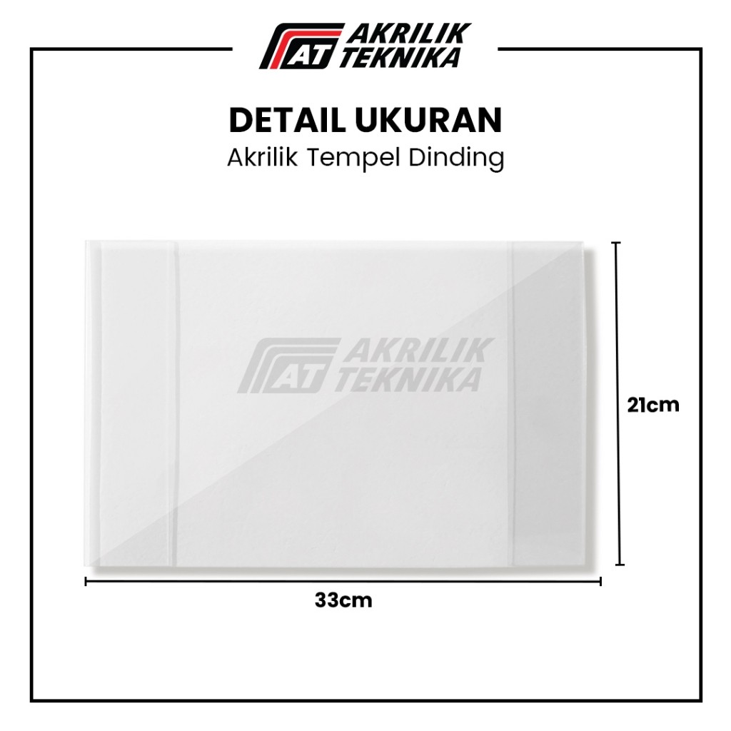 

Akrilik Tempat Brosur Tempel Sign Holder Qris Barcode Menu Wall Thicker Acrylic - Ukuran F4