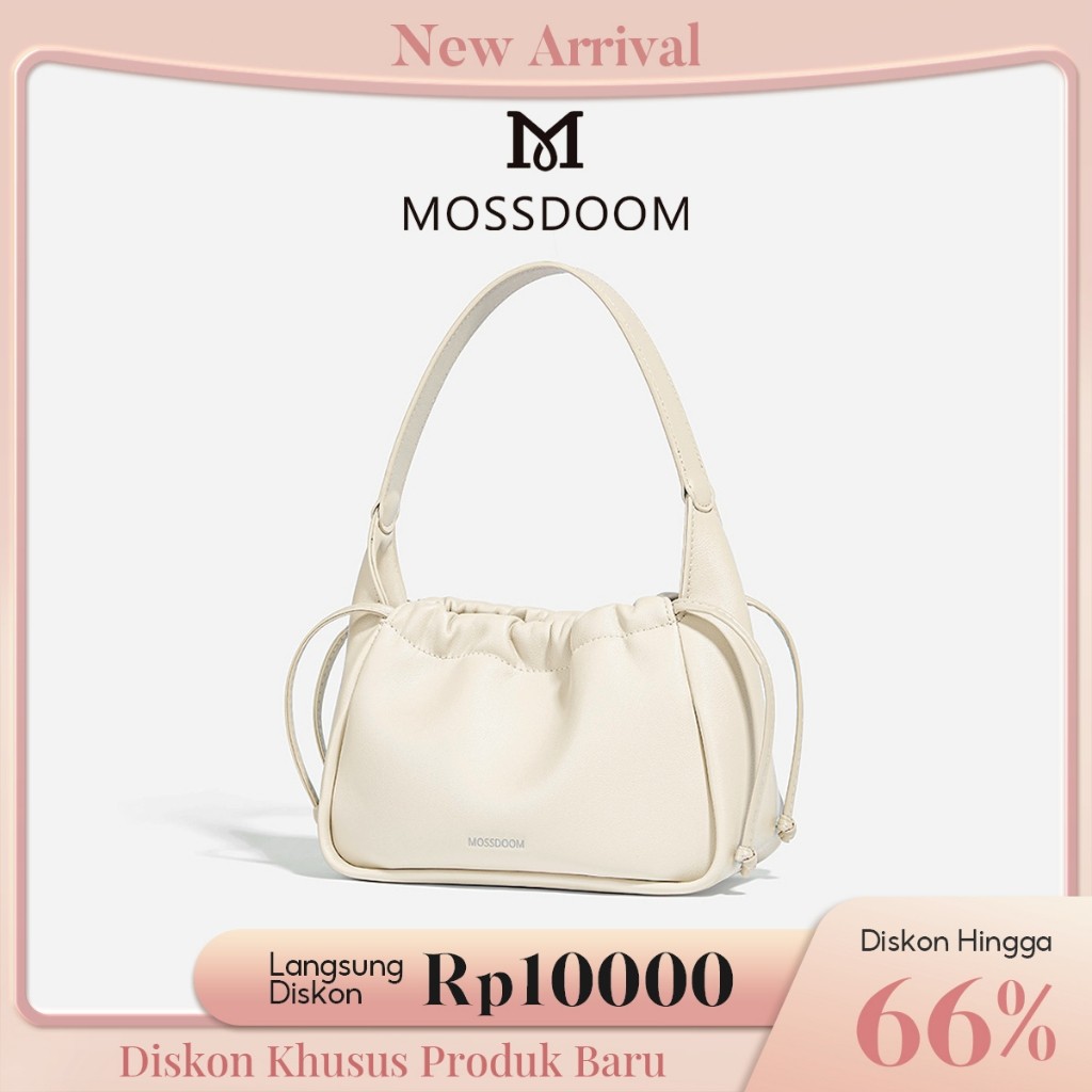 MOSSDOOM Tas Wanita Anora Bag Serut untuk Bahu Praktis dan Stylish