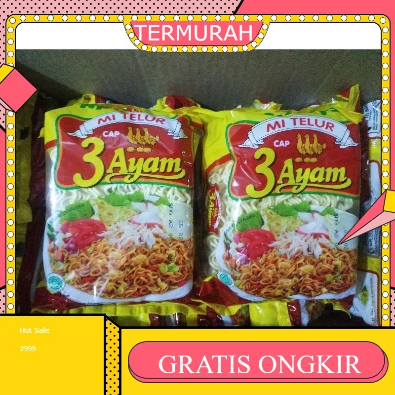 

[PR] MI TELUR CAP 3 AYAM // MIE TELUR MURAH EKONOMIS