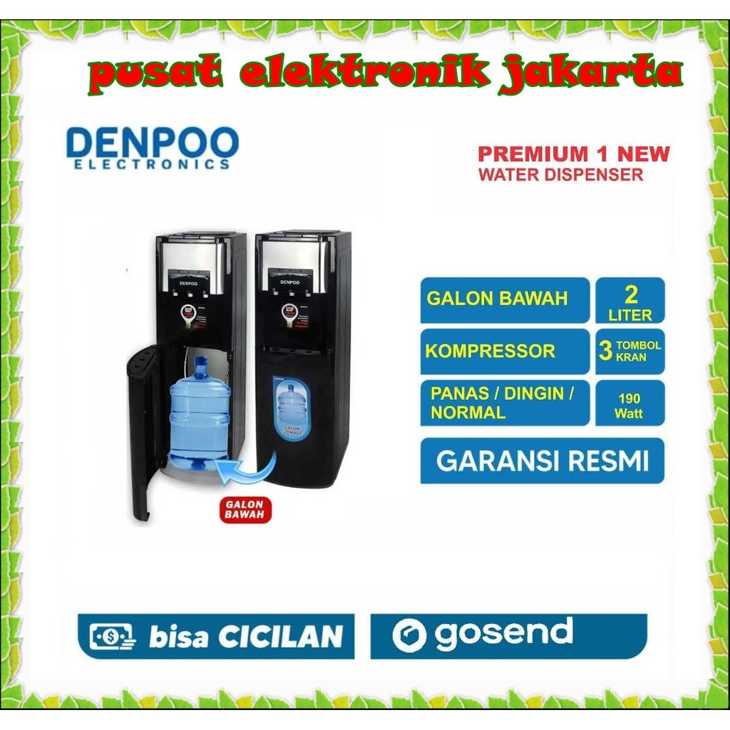 Dispenser Denpoo Premium Series 1 murah garansi resmi promo
